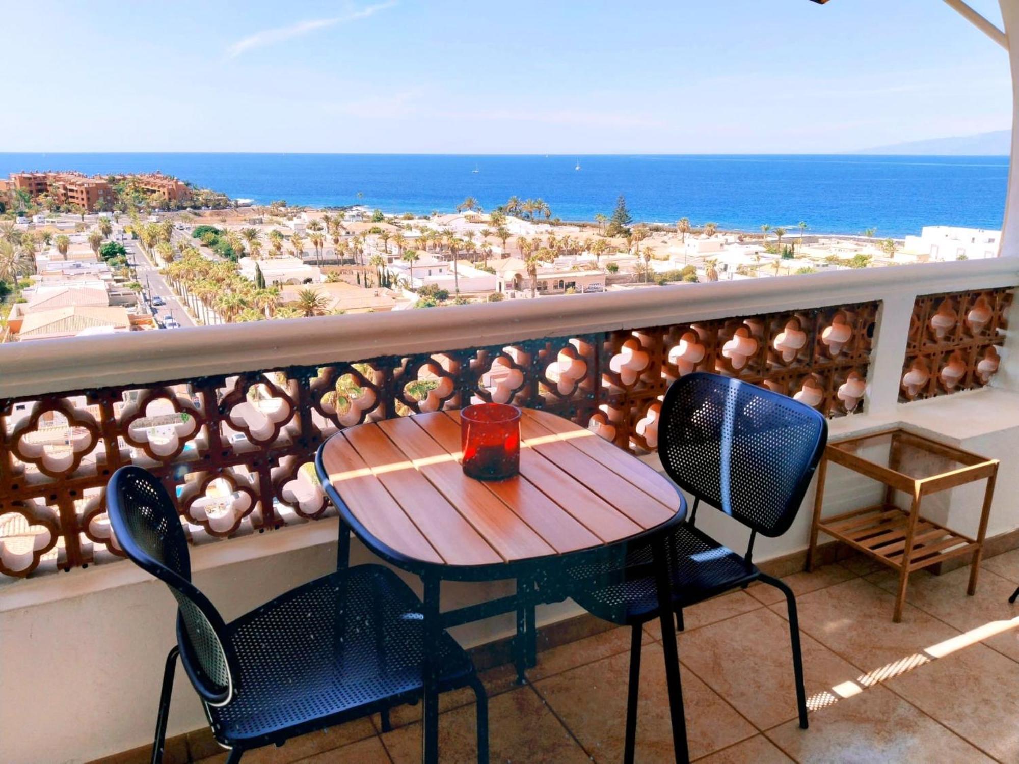 Palm-Mar Appartement Celeste 250M De L'Ocean Vue Mer Panoramique Exterior foto